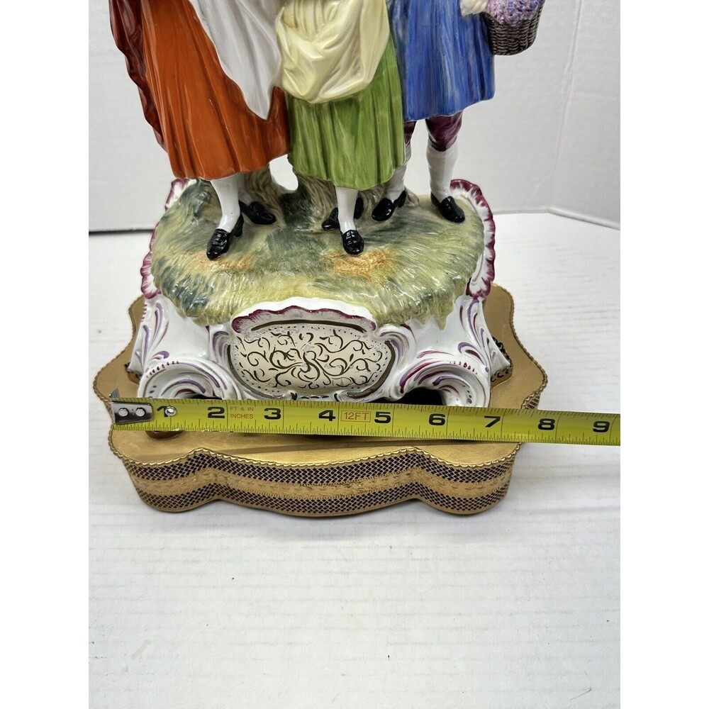 Large Antique Dresden Carl Thieme "Yardley's Old English Lavender" Figurine GUC - Picture 2 of 16